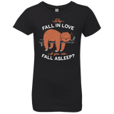 T-Shirts Black / YXS Fall Asleep Girls Premium T-Shirt