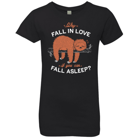 T-Shirts Black / YXS Fall Asleep Girls Premium T-Shirt