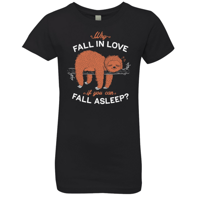 T-Shirts Black / YXS Fall Asleep Girls Premium T-Shirt