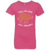 T-Shirts Hot Pink / YXS Fall Asleep Girls Premium T-Shirt