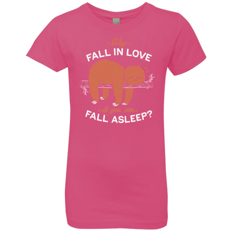 T-Shirts Hot Pink / YXS Fall Asleep Girls Premium T-Shirt