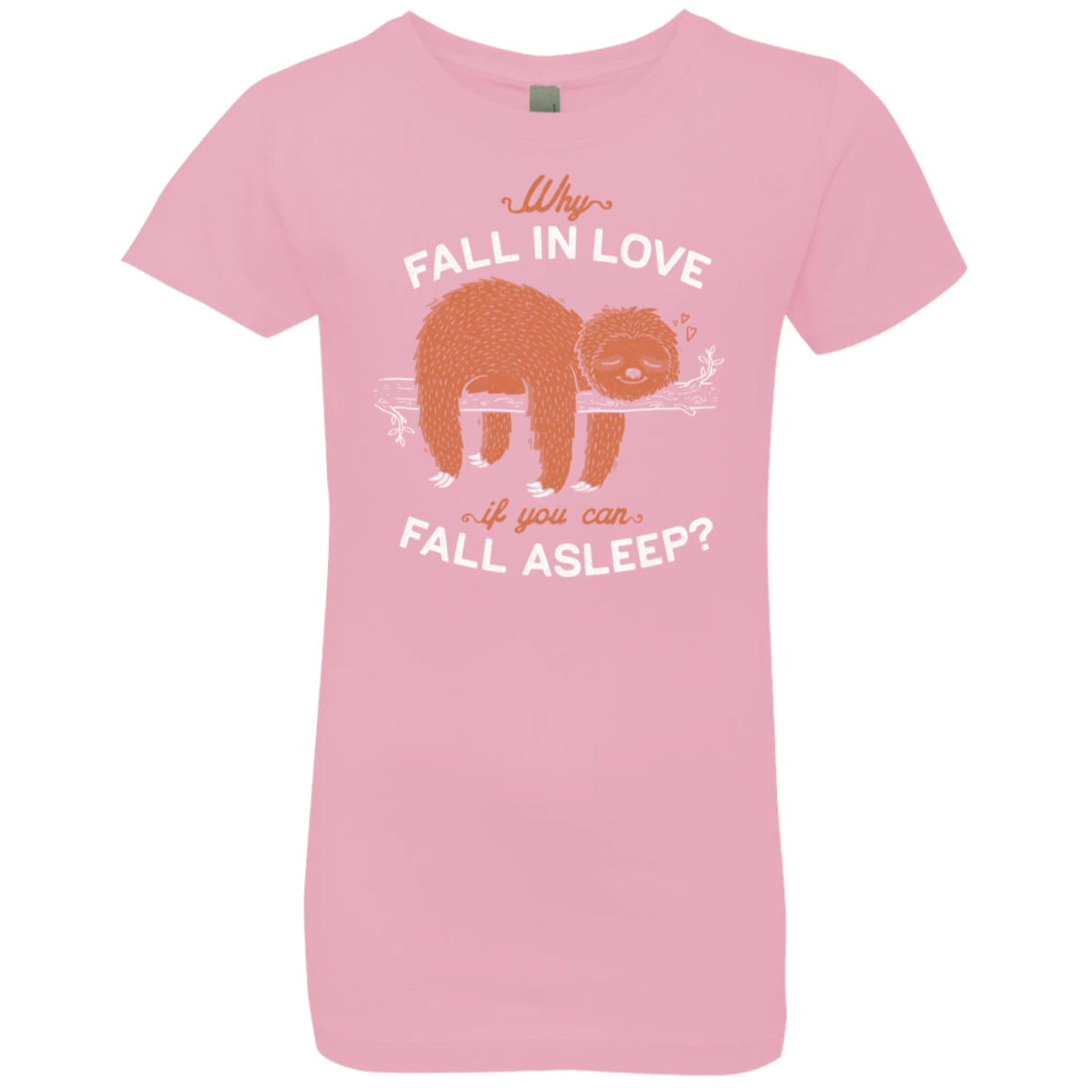 T-Shirts Light Pink / YXS Fall Asleep Girls Premium T-Shirt