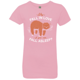 T-Shirts Light Pink / YXS Fall Asleep Girls Premium T-Shirt