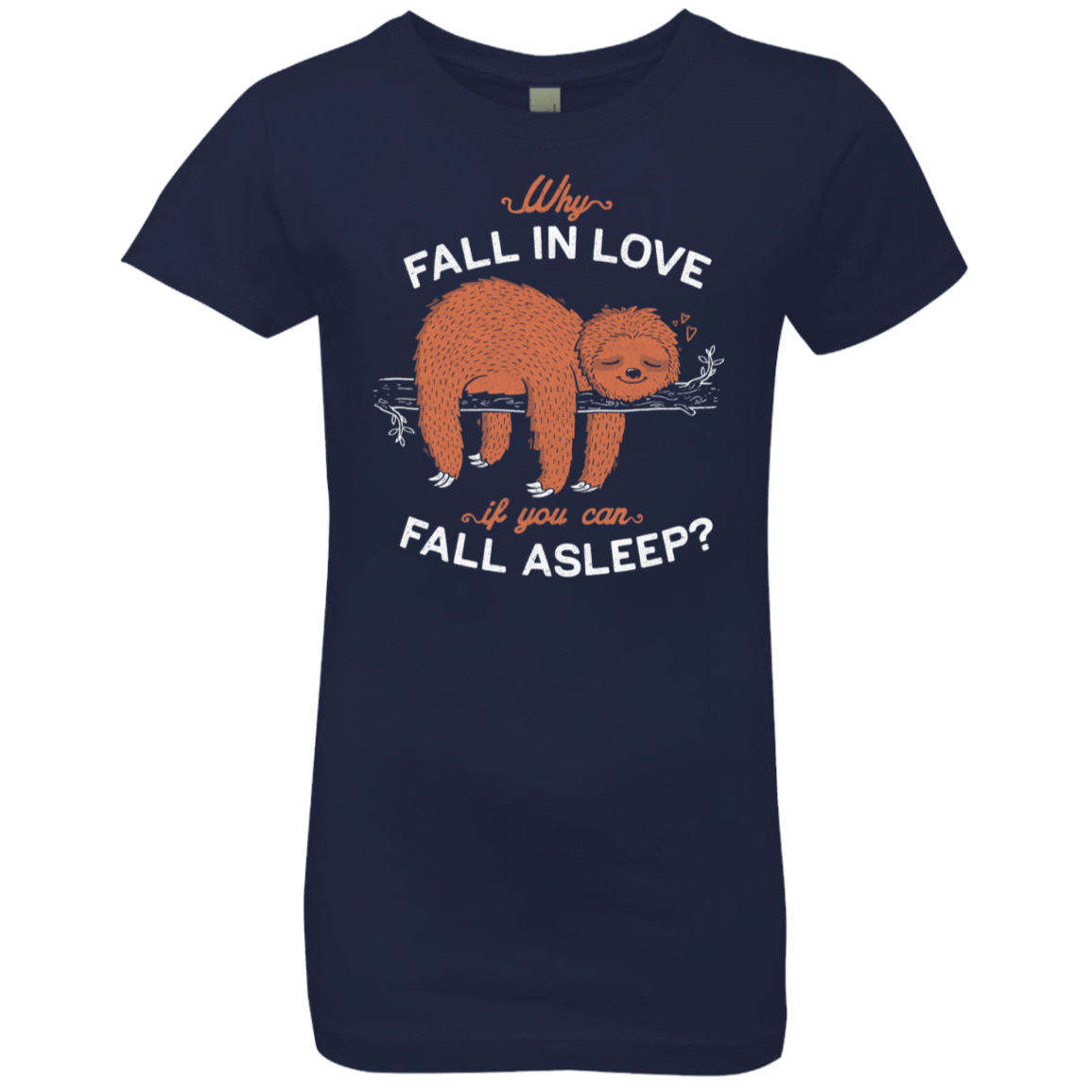 T-Shirts Midnight Navy / YXS Fall Asleep Girls Premium T-Shirt