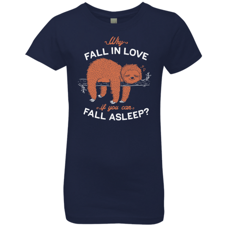 T-Shirts Midnight Navy / YXS Fall Asleep Girls Premium T-Shirt