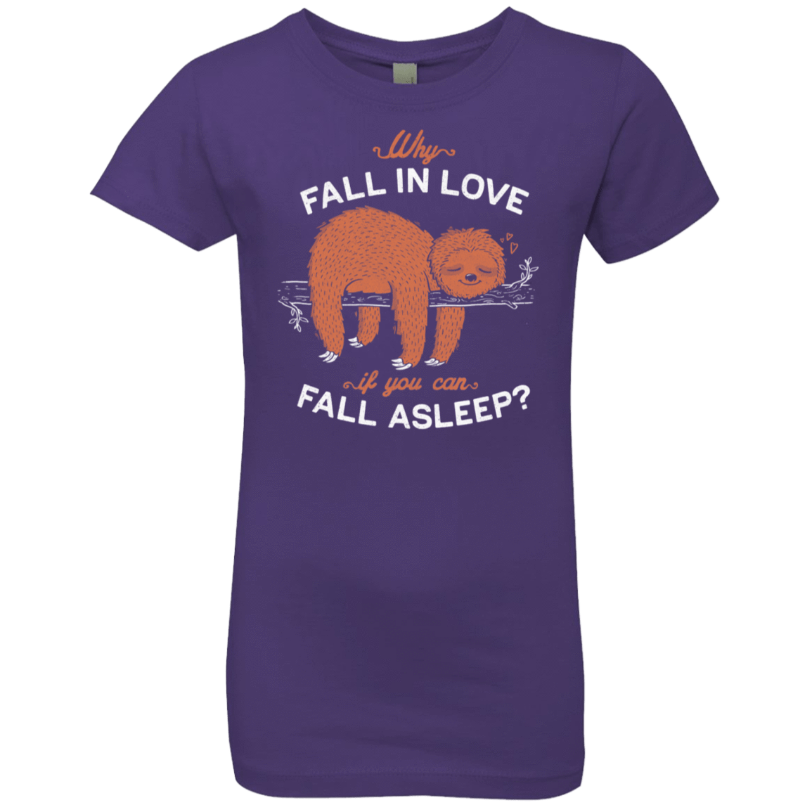 T-Shirts Purple Rush / YXS Fall Asleep Girls Premium T-Shirt