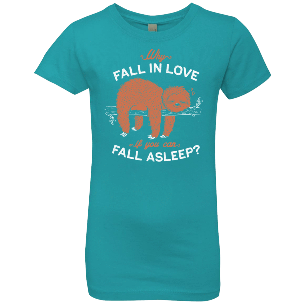 T-Shirts Tahiti Blue / YXS Fall Asleep Girls Premium T-Shirt