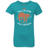 T-Shirts Tahiti Blue / YXS Fall Asleep Girls Premium T-Shirt