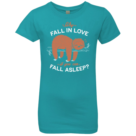 T-Shirts Tahiti Blue / YXS Fall Asleep Girls Premium T-Shirt