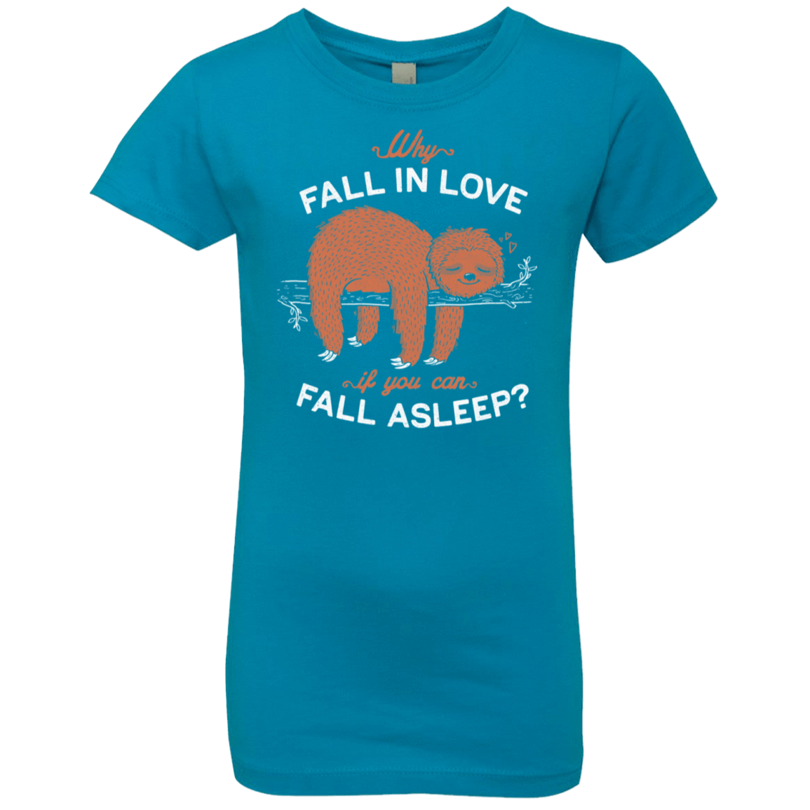 T-Shirts Turquoise / YXS Fall Asleep Girls Premium T-Shirt