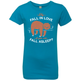 T-Shirts Turquoise / YXS Fall Asleep Girls Premium T-Shirt