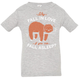 T-Shirts Heather Grey / 6 Months Fall Asleep Infant Premium T-Shirt