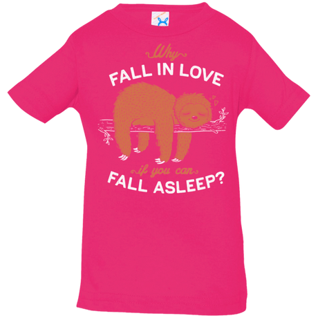 T-Shirts Hot Pink / 6 Months Fall Asleep Infant Premium T-Shirt