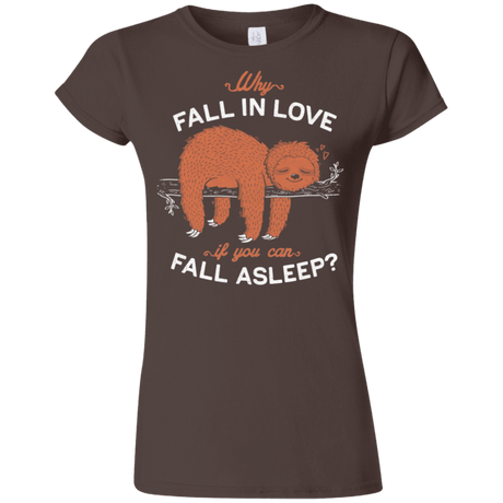 T-Shirts Dark Chocolate / S Fall Asleep Junior Slimmer-Fit T-Shirt