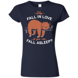 T-Shirts Navy / S Fall Asleep Junior Slimmer-Fit T-Shirt