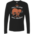 T-Shirts Black / S Fall Asleep Men's Premium Long Sleeve