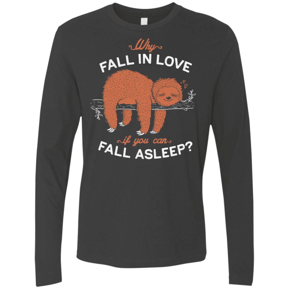 T-Shirts Heavy Metal / S Fall Asleep Men's Premium Long Sleeve