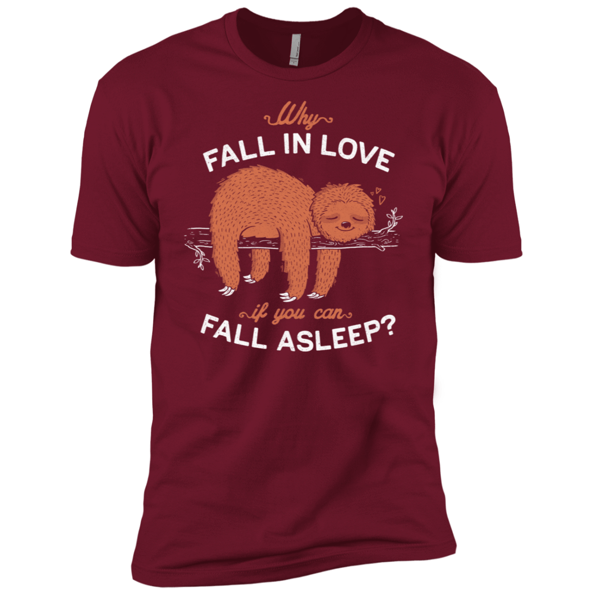 T-Shirts Cardinal / X-Small Fall Asleep Men's Premium T-Shirt
