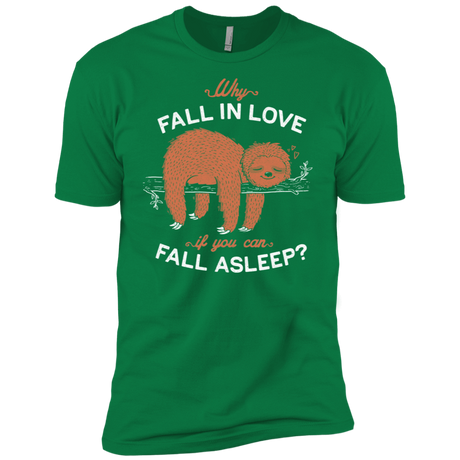 T-Shirts Kelly Green / X-Small Fall Asleep Men's Premium T-Shirt