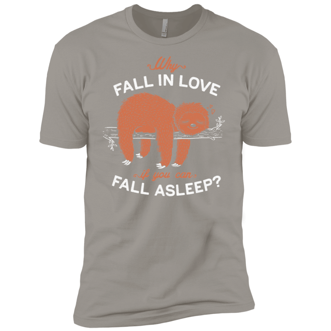 T-Shirts Light Grey / X-Small Fall Asleep Men's Premium T-Shirt
