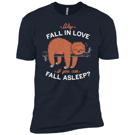 T-Shirts Midnight Navy / X-Small Fall Asleep Men's Premium T-Shirt