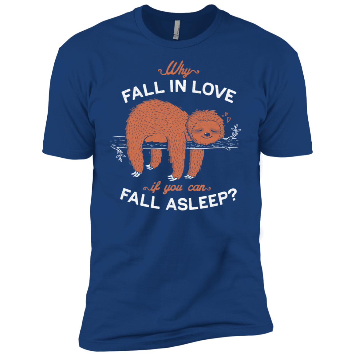 T-Shirts Royal / X-Small Fall Asleep Men's Premium T-Shirt