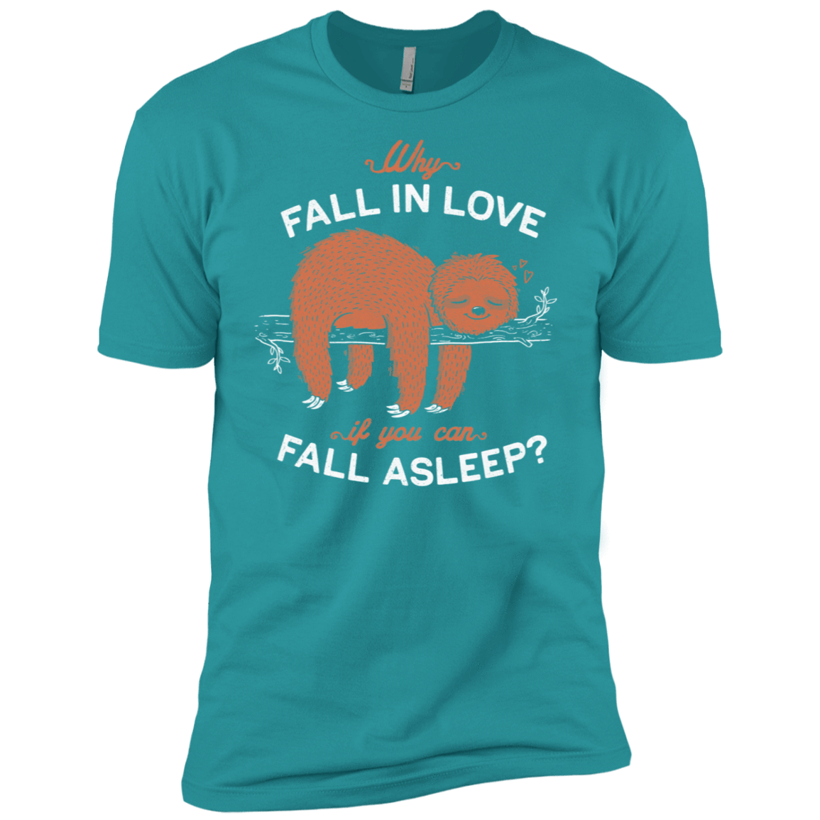 T-Shirts Tahiti Blue / X-Small Fall Asleep Men's Premium T-Shirt