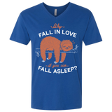 T-Shirts Royal / X-Small Fall Asleep Men's Premium V-Neck