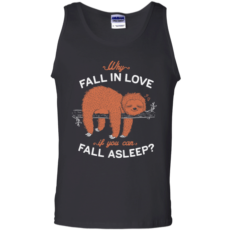 T-Shirts Black / S Fall Asleep Men's Tank Top