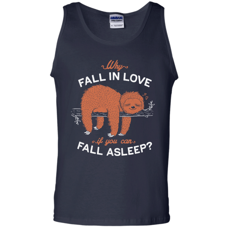 T-Shirts Navy / S Fall Asleep Men's Tank Top