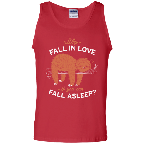 T-Shirts Red / S Fall Asleep Men's Tank Top