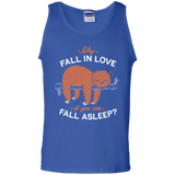 T-Shirts Royal / S Fall Asleep Men's Tank Top