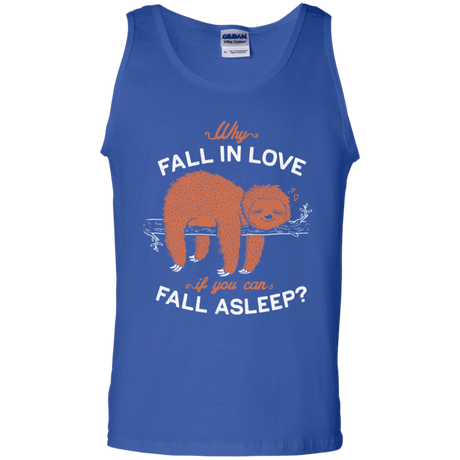 T-Shirts Royal / S Fall Asleep Men's Tank Top