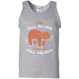 T-Shirts Sport Grey / S Fall Asleep Men's Tank Top