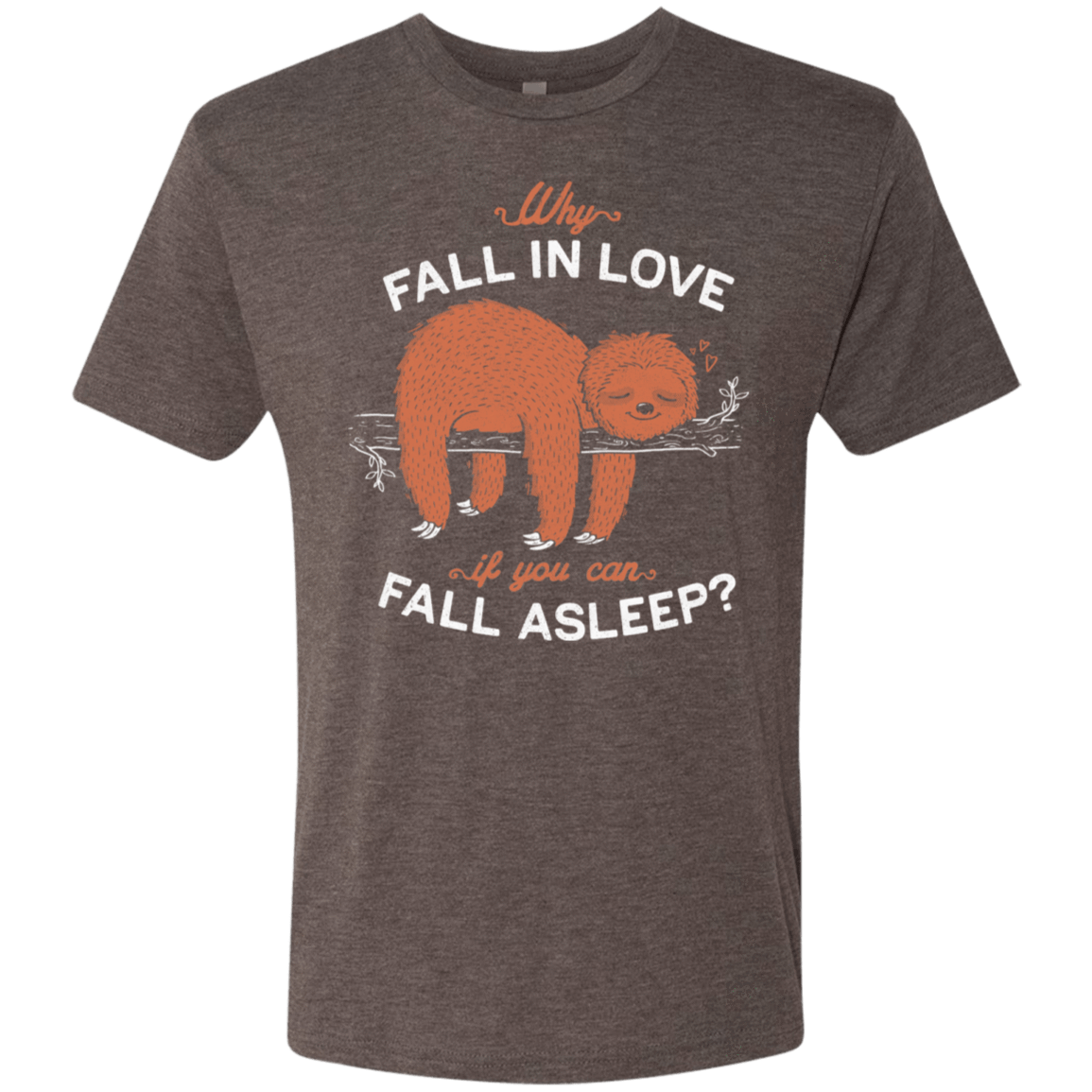 T-Shirts Macchiato / S Fall Asleep Men's Triblend T-Shirt