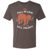 T-Shirts Macchiato / S Fall Asleep Men's Triblend T-Shirt