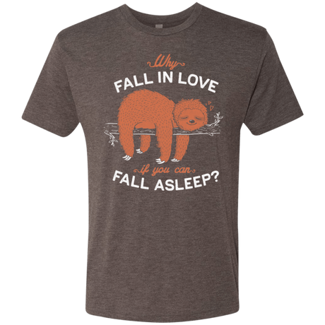 T-Shirts Macchiato / S Fall Asleep Men's Triblend T-Shirt