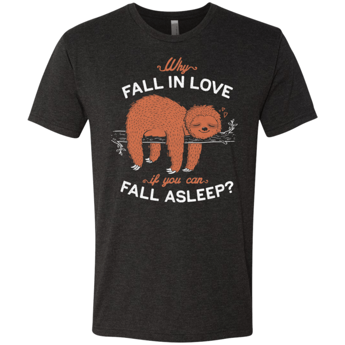 T-Shirts Vintage Black / S Fall Asleep Men's Triblend T-Shirt