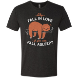 T-Shirts Vintage Black / S Fall Asleep Men's Triblend T-Shirt