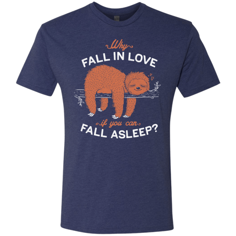T-Shirts Vintage Navy / S Fall Asleep Men's Triblend T-Shirt