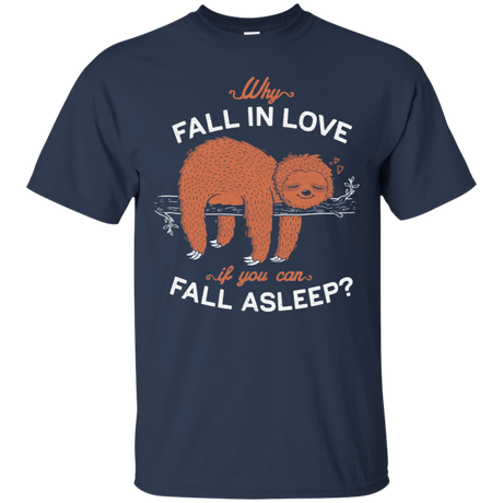 T-Shirts Navy / S Fall Asleep T-Shirt