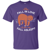 T-Shirts Purple / S Fall Asleep T-Shirt