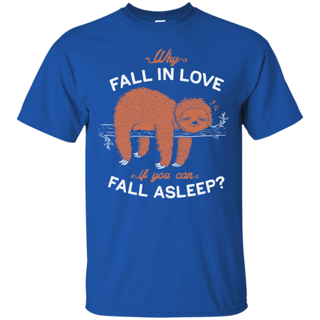 T-Shirts Royal / S Fall Asleep T-Shirt