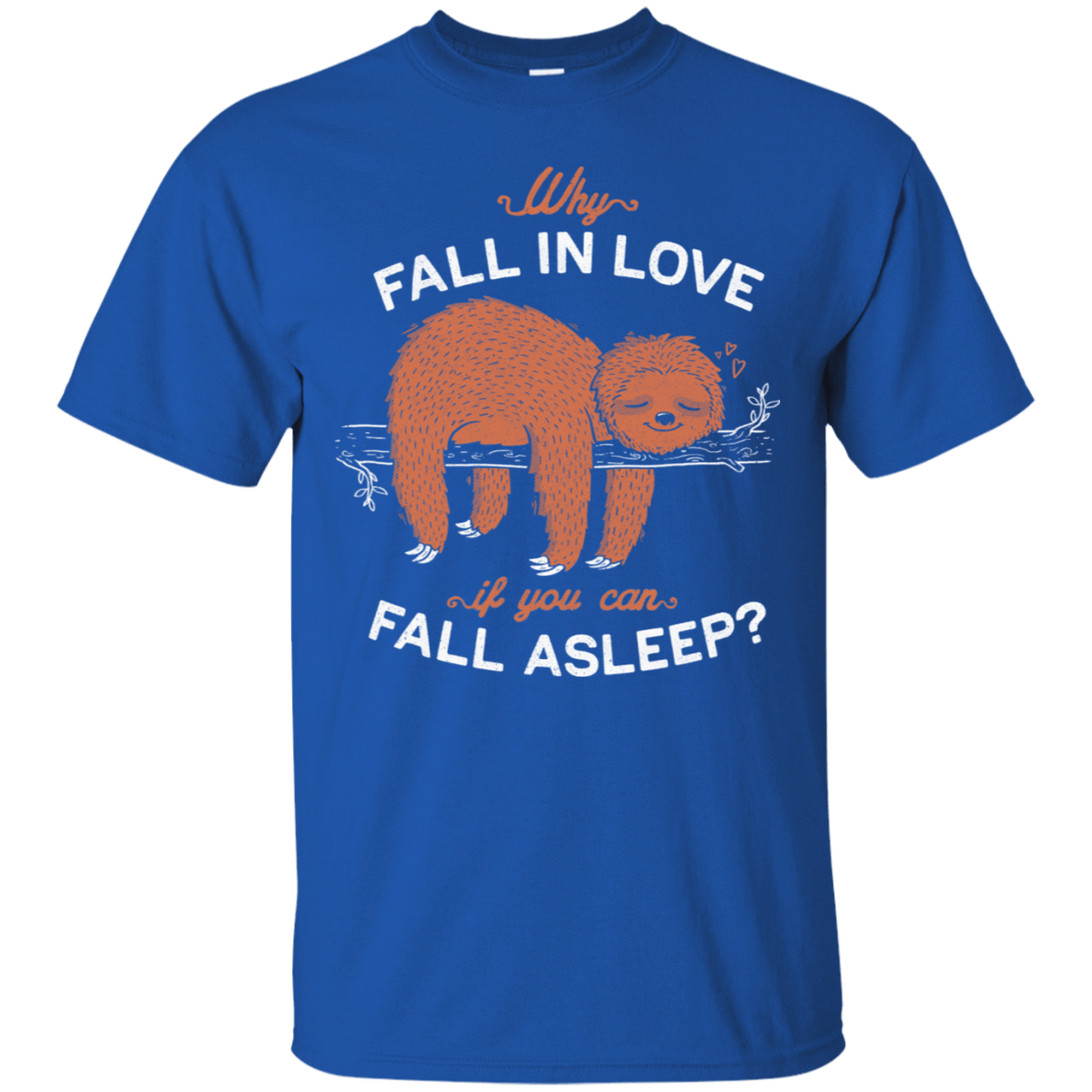 T-Shirts Royal / S Fall Asleep T-Shirt