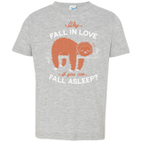 T-Shirts Heather Grey / 2T Fall Asleep Toddler Premium T-Shirt