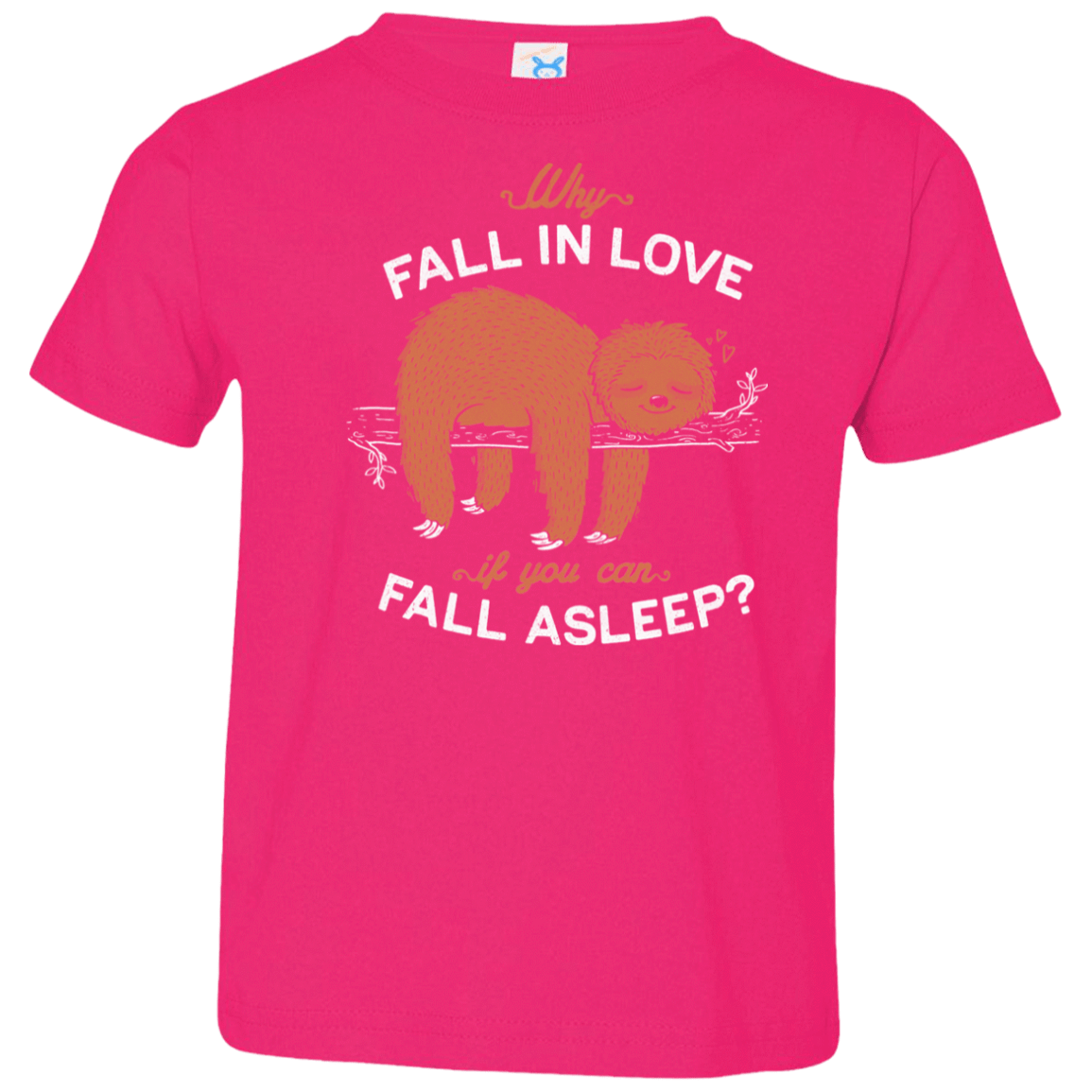 T-Shirts Hot Pink / 2T Fall Asleep Toddler Premium T-Shirt