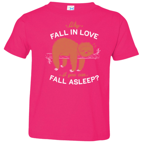 T-Shirts Hot Pink / 2T Fall Asleep Toddler Premium T-Shirt