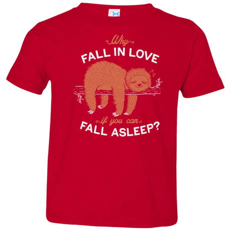 T-Shirts Red / 2T Fall Asleep Toddler Premium T-Shirt