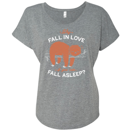 T-Shirts Premium Heather / X-Small Fall Asleep Triblend Dolman Sleeve