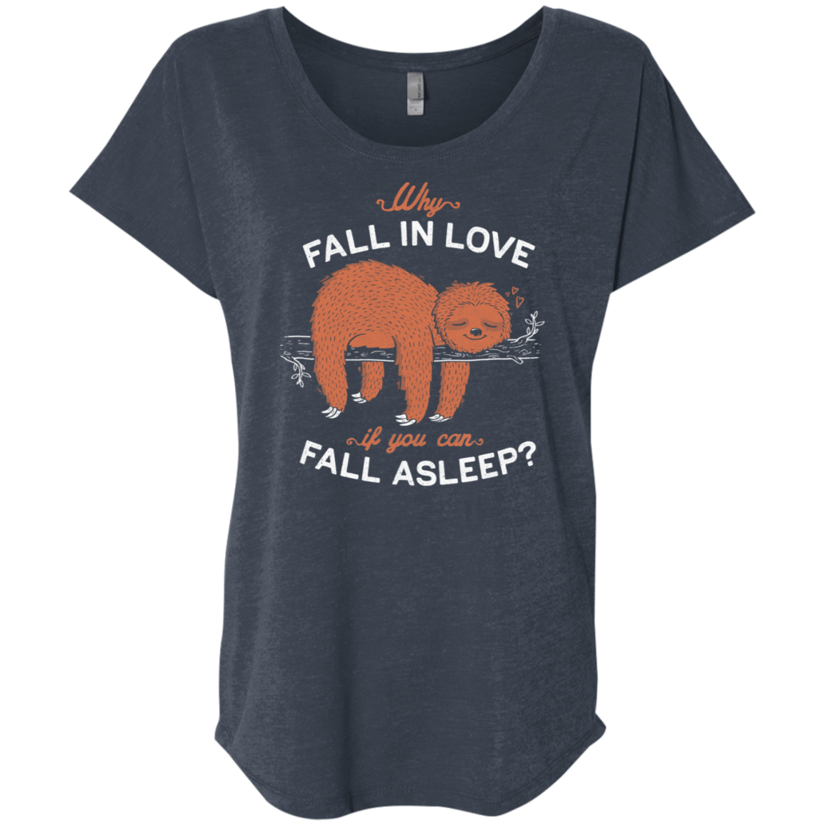 T-Shirts Vintage Navy / X-Small Fall Asleep Triblend Dolman Sleeve